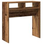 Casa si Gradina - Mobilier - Comode si corpuri - Console - Masa consola, Lemn vechi, 78x30x80 cm, PAL - Infinity.ro