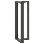 Casa si Gradina - Mobilier - Feronerie si accesorii mobila - Picioare pentru masa de bar in forma de T, 2 buc antracit otel, mărime 40x35x(110-111) cm - Infinity.ro