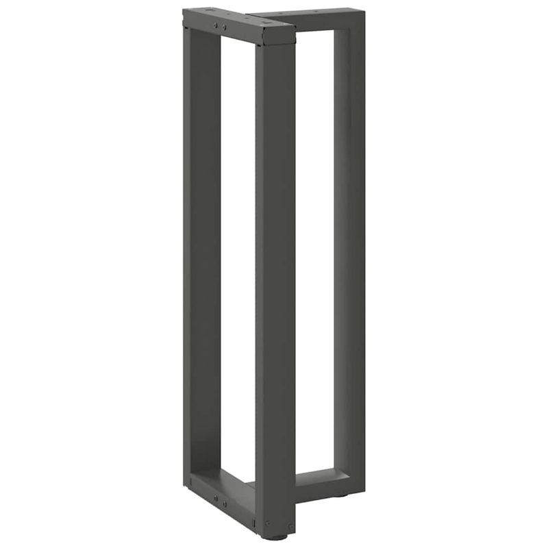 Casa si Gradina - Mobilier - Feronerie si accesorii mobila - Picioare pentru masa de bar in forma de T, 2 buc antracit otel, mărime 40x35x(110-111) cm - Infinity.ro