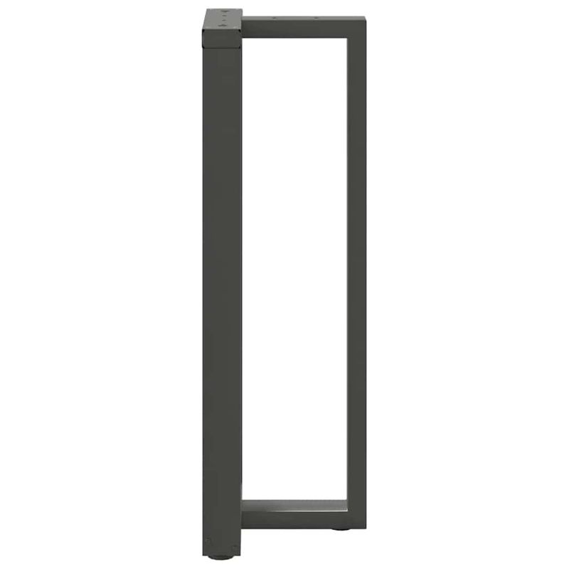 Casa si Gradina - Mobilier - Feronerie si accesorii mobila - Picioare pentru masa de bar in forma de T, 2 buc antracit otel, mărime 40x35x(110-111) cm - Infinity.ro