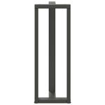 Casa si Gradina - Mobilier - Feronerie si accesorii mobila - Picioare pentru masa de bar in forma de T, 2 buc antracit otel, mărime 40x35x(110-111) cm - Infinity.ro