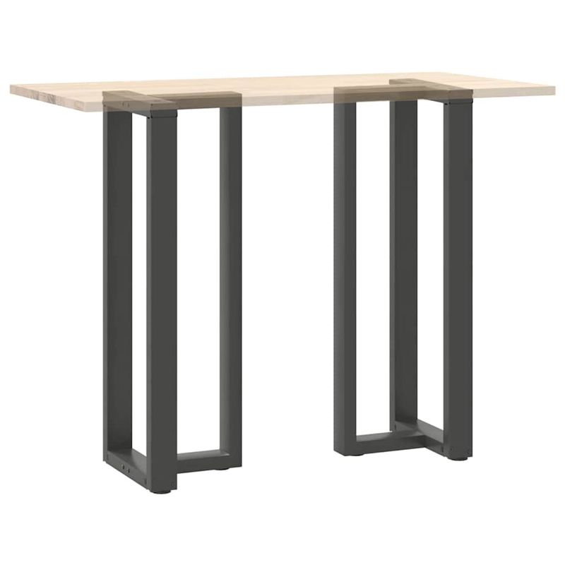 Casa si Gradina - Mobilier - Feronerie si accesorii mobila - Picioare pentru masa de bar in forma de T, 2 buc antracit otel, mărime 40x35x(110-111) cm - Infinity.ro