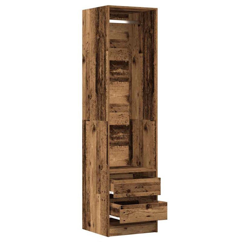 Casa si Gradina - Mobilier - Dulapuri si sifoniere - Sifoniere - Sifonier, lemn vechi, 50x50x200 cm, lemn prelucrat, cantitate 2 sertare - Infinity.ro