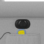 Ingrijire personala si Cosmetice - Sanatate si wellness - Articole wellness - Fotolii de masaj - Scaun electric pentru masaj picioare in picioare stofa gri nor - Infinity.ro