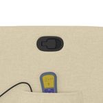 Ingrijire personala si Cosmetice - Sanatate si wellness - Articole wellness - Fotolii de masaj - Fotoliu masaj rabatabil cu ridicare, crem, material textil - Infinity.ro