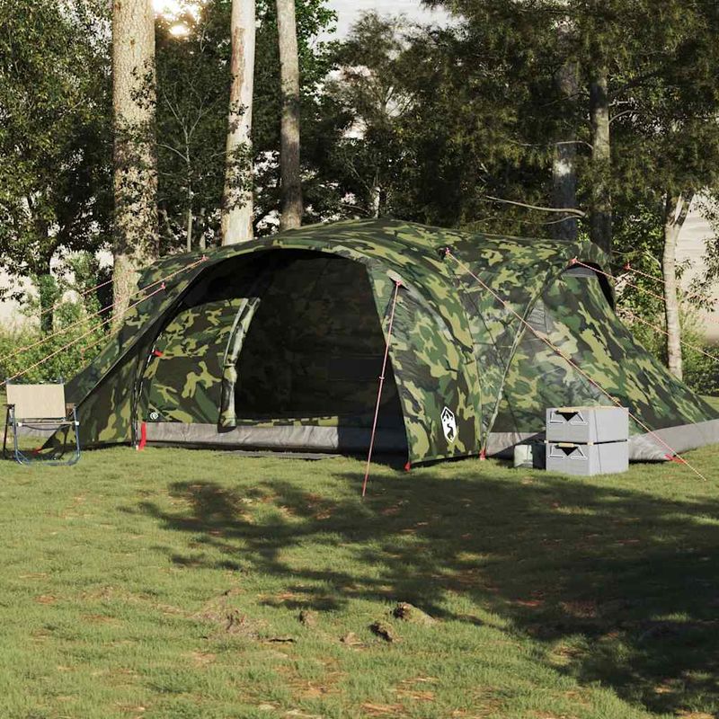 Sport si Outdoor - Camping - Corturi camping - Cort de familie cupola pentru 494x370x190 cm, camuflaj, impermeabil - Infinity.ro