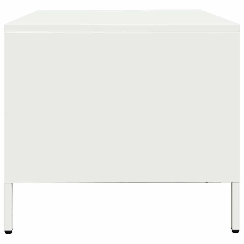 Casa si Gradina - Mobilier - Mese si birouri - Masute de cafea - Masuta de cafea, alb, 68,5x50x43,5 cm, otel laminat la rece - Infinity.ro