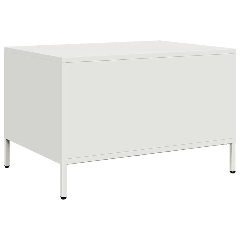 Casa si Gradina - Mobilier - Mese si birouri - Masute de cafea - Masuta de cafea, alb, 68,5x50x43,5 cm, otel laminat la rece - Infinity.ro