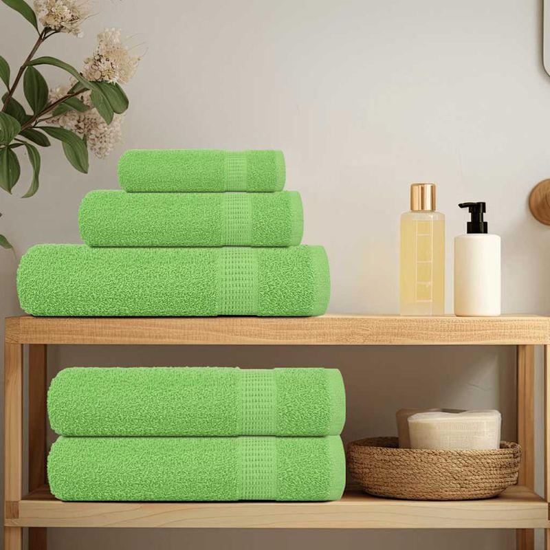 Casa si Gradina - Textile si covoare - Textile baie - Prosoape - Prosoape de dus 10 buc Verde mar 70x140 cm 360 g/m² 100% bumbac - Infinity.ro