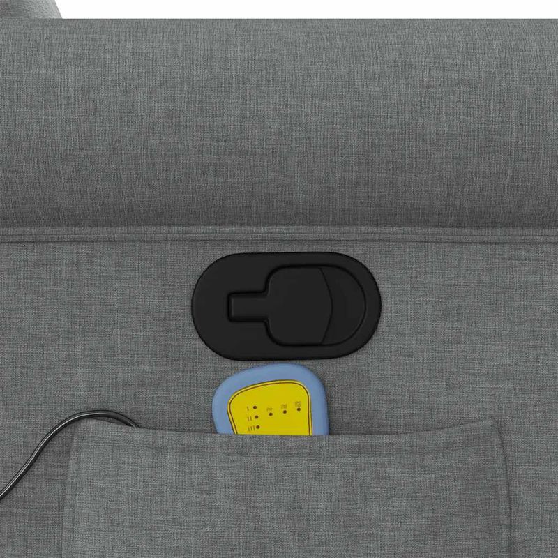 Ingrijire personala si Cosmetice - Sanatate si wellness - Articole wellness - Fotolii de masaj - Fotoliu de masaj rabatabil, gri inchis, material textil - Infinity.ro