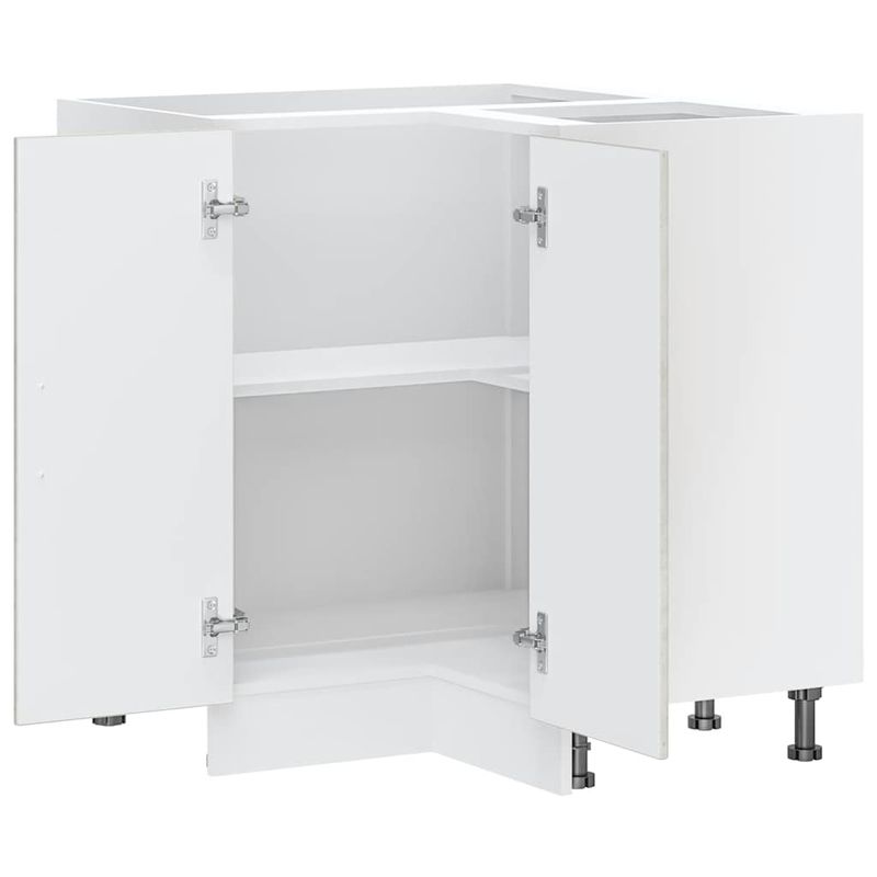 Casa si Gradina - Mobilier - Comode si corpuri - Corpuri bucatarie - Dulap de baza pentru colt de bucatarie „Lucca” gri beton Lemn - Infinity.ro