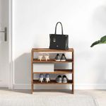 Casa si Gradina - Mobilier - Organizare si depozitare - Organizator incaltaminte - Rafturi pentru pantofi 2 buc Lemn vechi stivuibil 60x30x30,5 cm - Infinity.ro
