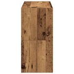 Casa si Gradina - Mobilier - Organizare si depozitare - Organizator incaltaminte - Rafturi pentru pantofi 2 buc Lemn vechi stivuibil 60x30x30,5 cm - Infinity.ro