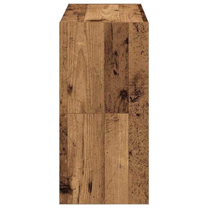 Casa si Gradina - Mobilier - Organizare si depozitare - Organizator incaltaminte - Rafturi pentru pantofi 2 buc Lemn vechi stivuibil 60x30x30,5 cm - Infinity.ro