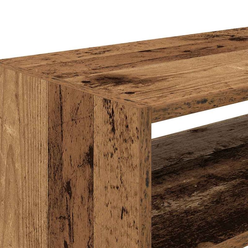 Casa si Gradina - Mobilier - Organizare si depozitare - Organizator incaltaminte - Rafturi pentru pantofi 2 buc Lemn vechi stivuibil 60x30x30,5 cm - Infinity.ro