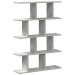 Casa si Gradina - Mobilier - Biblioteci si rafturi - Rafturi - Raft cubic perete cu 12 compartimente gri beton lemn prelucrat - Infinity.ro