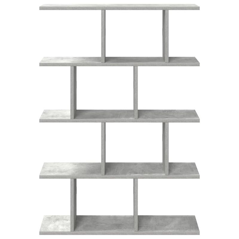 Casa si Gradina - Mobilier - Biblioteci si rafturi - Rafturi - Raft cubic perete cu 12 compartimente gri beton lemn prelucrat - Infinity.ro