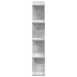Casa si Gradina - Mobilier - Biblioteci si rafturi - Rafturi - Raft cubic perete cu 12 compartimente gri beton lemn prelucrat - Infinity.ro