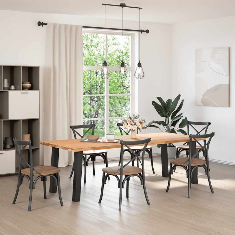 Casa si Gradina - Mobilier - Feronerie si accesorii mobila - Picioare masuta de cafea 4 buc Negru 72 cm Otel, mărime 72 cm (80 mm) - Infinity.ro