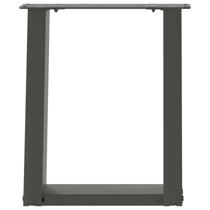 Casa si Gradina - Mobilier - Feronerie si accesorii mobila - Picioare pentru masuta cafea in forma de U 2 buc Antracit Otel - Infinity.ro
