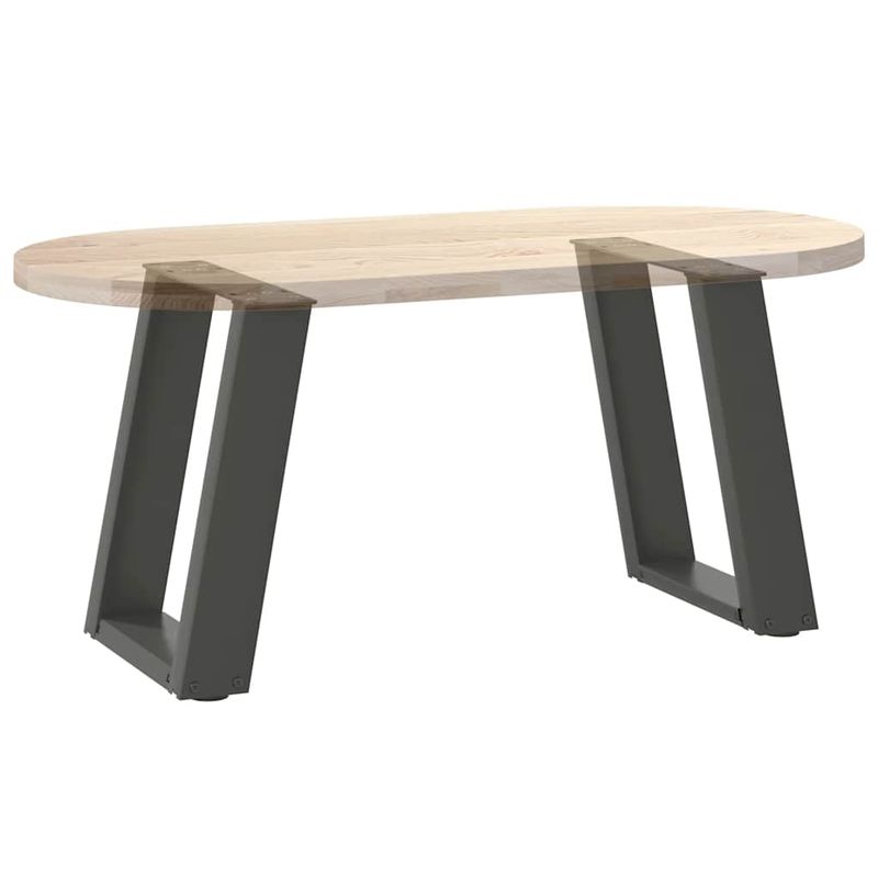 Casa si Gradina - Mobilier - Feronerie si accesorii mobila - Picioare pentru masuta cafea in forma de U 2 buc Antracit Otel - Infinity.ro