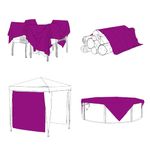 Casa si Gradina - Gradina si terasa - Umbrele si pavilioane - Pavilioane - Prelata transparenta cu ochiuri 2x12 m polietilena - Infinity.ro