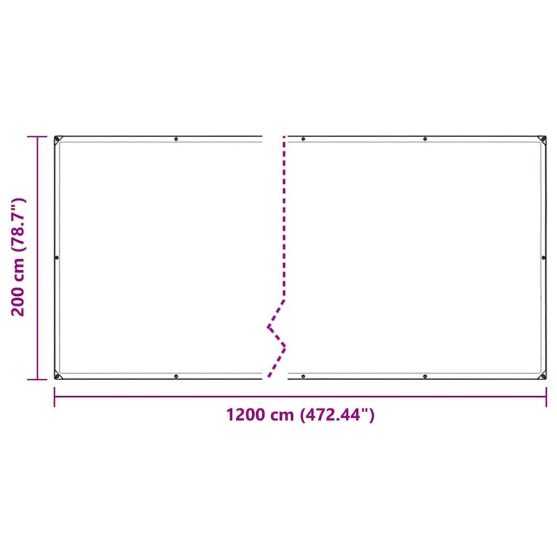 Casa si Gradina - Gradina si terasa - Umbrele si pavilioane - Pavilioane - Prelata transparenta cu ochiuri 2x12 m polietilena - Infinity.ro