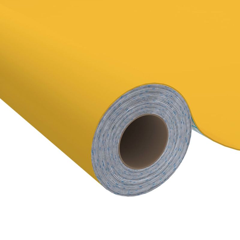 Casa si Gradina - Constructii - Ferestre si accesorii - Accesorii ferestre - Folie de mobilier autoadeziva auriu extralucios 500x90 cm PVC - Infinity.ro