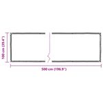 Casa si Gradina - Gradina si terasa - Umbrele si pavilioane - Pavilioane - Prelata transparenta cu ochiuri 1x5 m PVC - Infinity.ro
