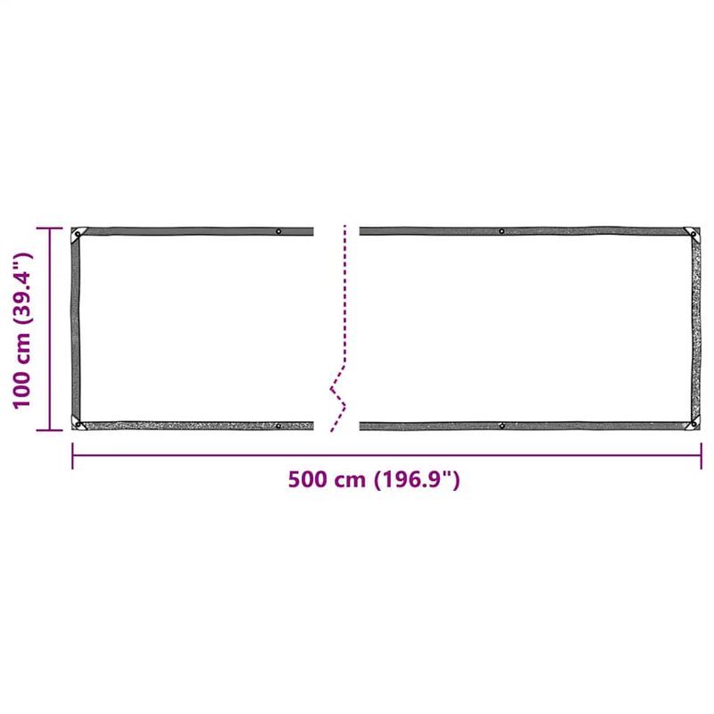 Casa si Gradina - Gradina si terasa - Umbrele si pavilioane - Pavilioane - Prelata transparenta cu ochiuri 1x5 m PVC - Infinity.ro