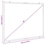 TV, Audio-Video si Foto - Videoproiectoare si accesorii - Ecrane proiectie - Ecran de proiectie suspendat pe perete 90 inch 4:3 - Infinity.ro