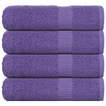 Casa si Gradina - Textile si covoare - Textile baie - Prosoape - Prosoape de dus 4 buc Violet 70x140 cm 360 g/m² 100% bumbac - Infinity.ro