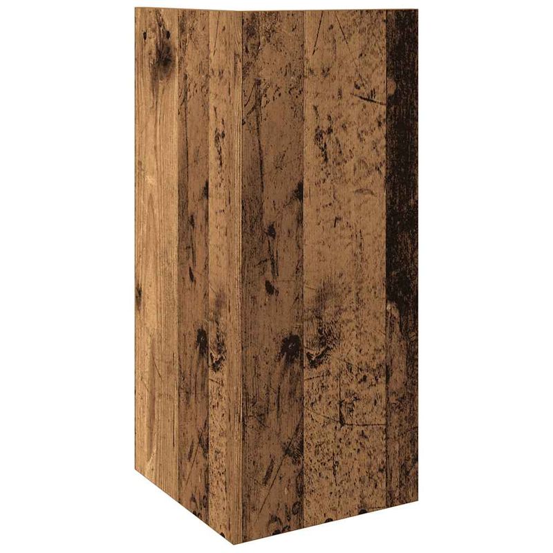 Casa si Gradina - Mobilier - Mese si birouri - Mese living - Masa laterala cu raft lemn vechi 25,5x27x60 cm - Infinity.ro