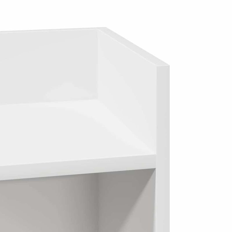 Casa si Gradina - Mobilier - Mese si birouri - Mese living - Masa laterala cu polita alba 25,5x27x60 cm - Infinity.ro