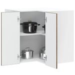 Casa si Gradina - Mobilier - Comode si corpuri - Corpuri bucatarie - Dulap de colt de bucatarie „Porto” din lemn de stejar afumat - Infinity.ro