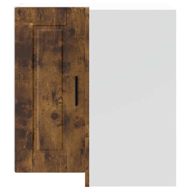 Casa si Gradina - Mobilier - Comode si corpuri - Corpuri bucatarie - Dulap de colt de bucatarie „Porto” din lemn de stejar afumat - Infinity.ro