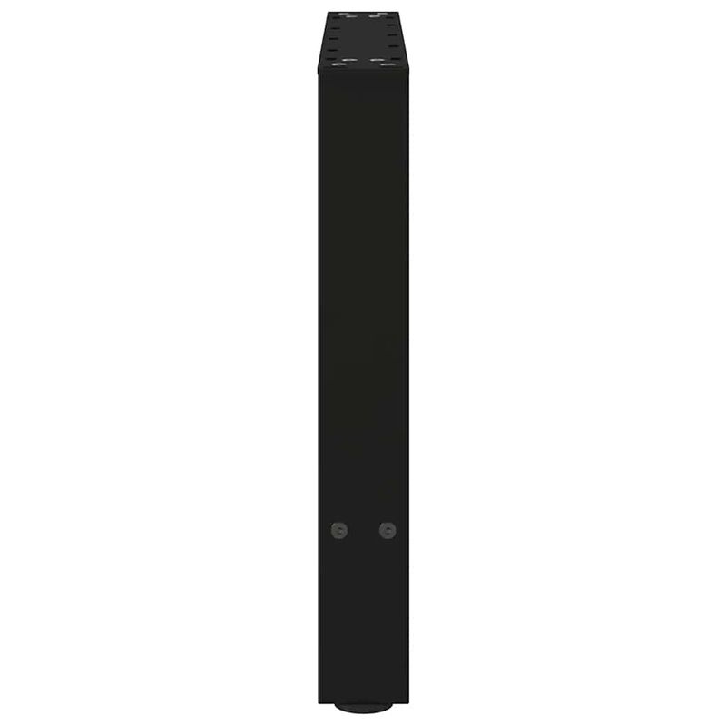 Casa si Gradina - Mobilier - Feronerie si accesorii mobila - Picioare masuta de cafea Negru 2 buc 60x(42-43) cm Otel - Infinity.ro