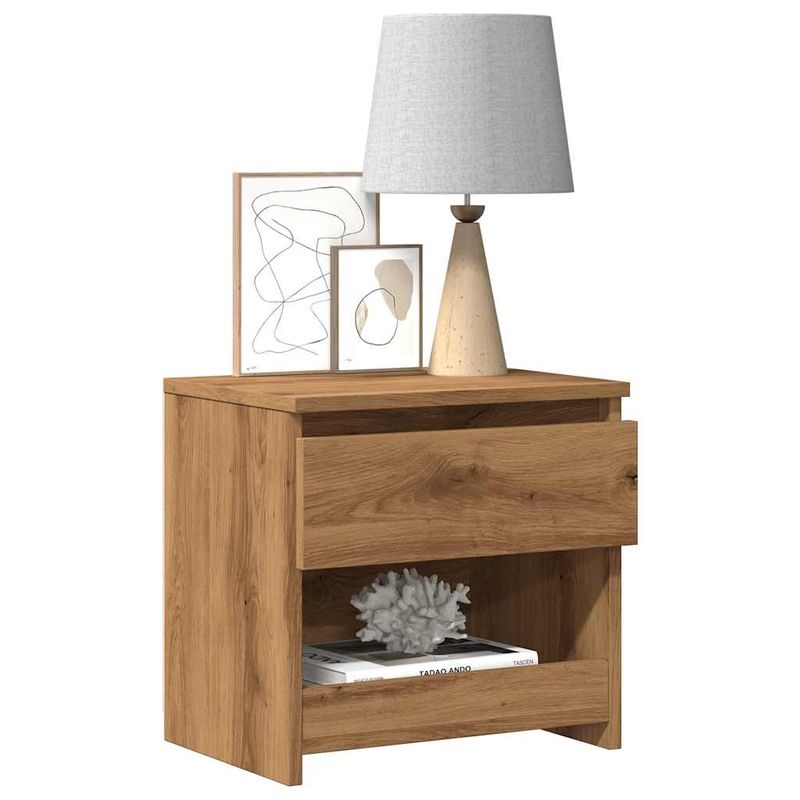 Casa si Gradina - Mobilier - Comode si corpuri - Noptiere - Noptiere 2 buc Stejar Artisan 40x30x39 cm Lemn prelucrat - Infinity.ro