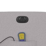 Ingrijire personala si Cosmetice - Sanatate si wellness - Articole wellness - Fotolii de masaj - Fotoliu reclinabil electric pentru masaj Cloud Grey Fabric - Infinity.ro