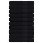 Casa si Gradina - Textile si covoare - Textile baie - Prosoape - Prosoape 10 buc Negru 100x200 cm 360 g/m² 100% bumbac - Infinity.ro