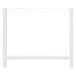 Casa si Gradina - Mobilier - Feronerie si accesorii mobila - Picioare masuta de cafea alb 2 buc 90x(72-73) cm otel - Infinity.ro
