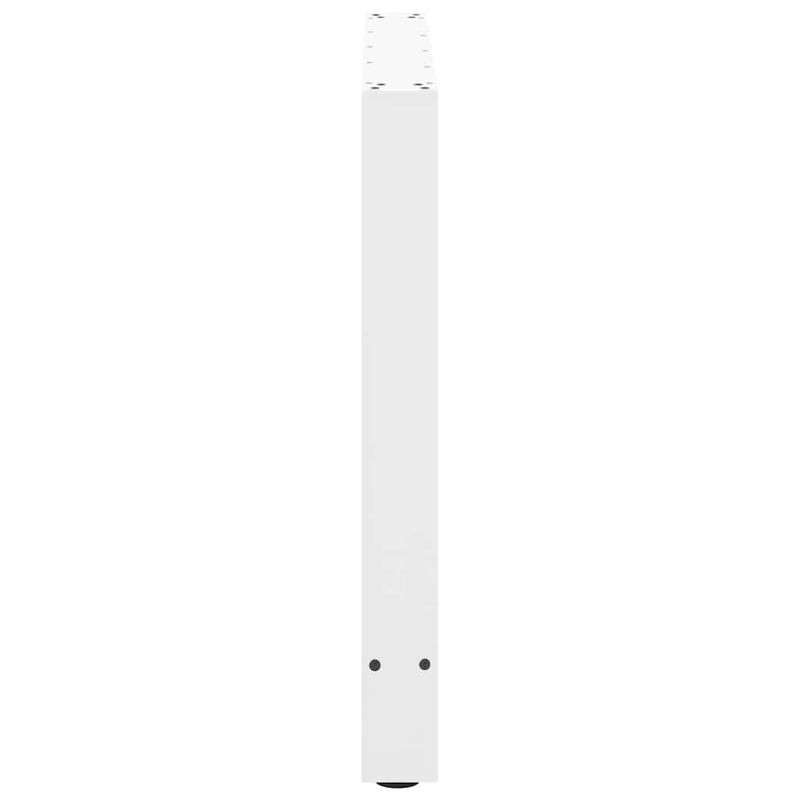 Casa si Gradina - Mobilier - Feronerie si accesorii mobila - Picioare masuta de cafea alb 2 buc 90x(72-73) cm otel - Infinity.ro
