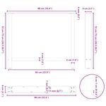 Casa si Gradina - Mobilier - Feronerie si accesorii mobila - Picioare masuta de cafea alb 2 buc 90x(72-73) cm otel - Infinity.ro
