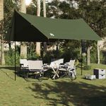 Sport si Outdoor - Camping - Copertine si adaposturi - Prelata de camping verde masliniu, 438x376x212 cm, impermeabila - Infinity.ro