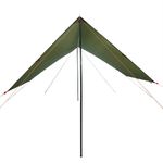 Sport si Outdoor - Camping - Copertine si adaposturi - Prelata de camping verde masliniu, 438x376x212 cm, impermeabila - Infinity.ro