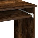 Casa si Gradina - Mobilier - Mese si birouri - Birouri - Birou cu rafturi, stejar fumuriu, 84x40x78 cm, lemn compozit - Infinity.ro