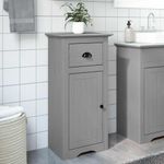 Casa si Gradina - Mobilier - Mobilier baie - Comode baie - Dulap de baie „BODO” Gri 44x30x90 cm - Infinity.ro