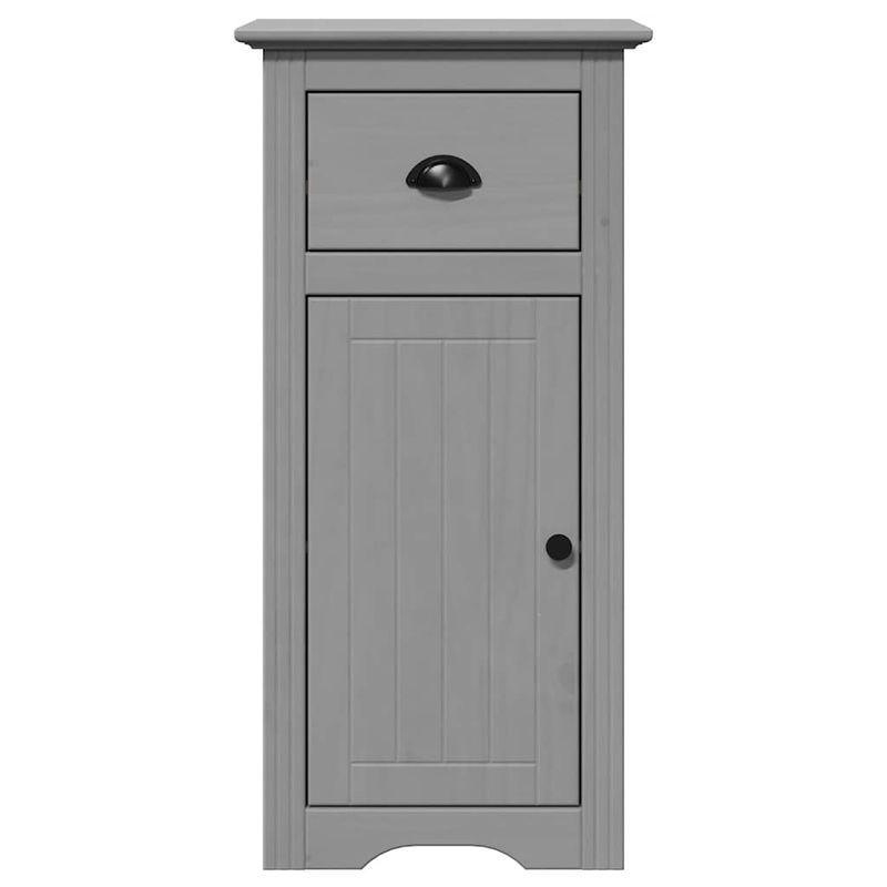 Casa si Gradina - Mobilier - Mobilier baie - Comode baie - Dulap de baie „BODO” Gri 44x30x90 cm - Infinity.ro