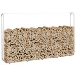 Casa si Gradina - Termice - Sobe, Seminee si accesorii - Accesorii seminee si sobe - Suport pentru lemne de foc 250x25x150 cm Otel galvanizat - Infinity.ro