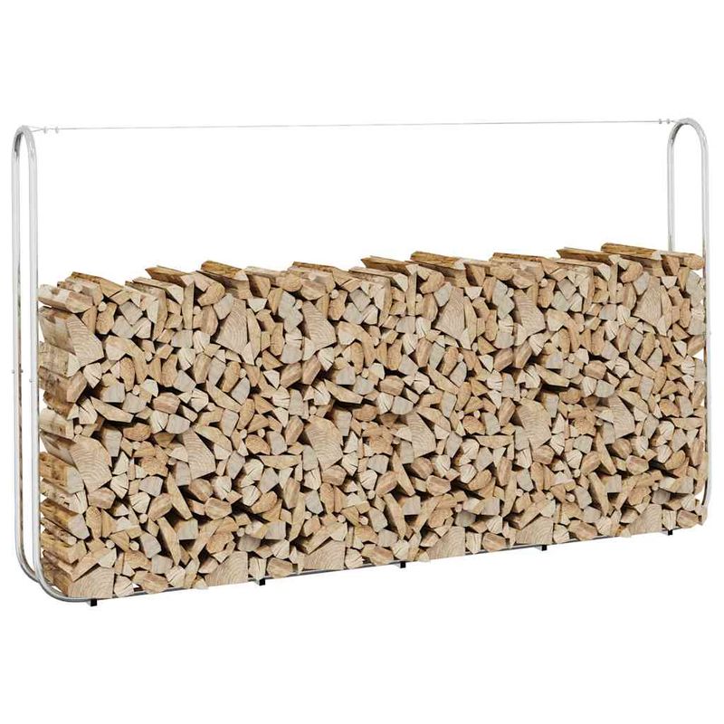 Casa si Gradina - Termice - Sobe, Seminee si accesorii - Accesorii seminee si sobe - Suport pentru lemne de foc 250x25x150 cm Otel galvanizat - Infinity.ro